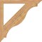 Ekena Millwork Funston Traditional Smooth Bracket, Western Red Cedar, 3 1/2"W x 44"D x 44"H BKT04X44X44FST01SWR - alternate 2